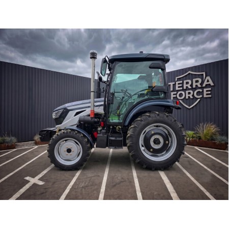 Трактор TERRA FORCE 5504XC із великою кабіною, 50 к.с, повний привід 4х4, Євронавіска, широкі шини, Андроїд планшет
